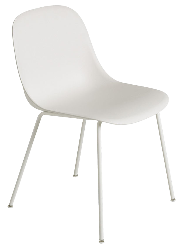 Fiber Side Stuhl in Weiss präsentiert im Onlineshop von KAQTU Design AG. Stuhl ist von Muuto