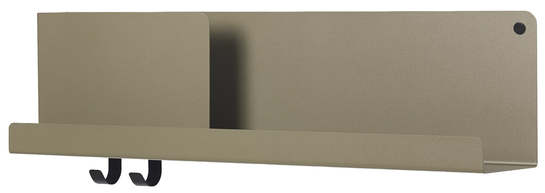 Folded Regal large in Olivgrün präsentiert im Onlineshop von KAQTU Design AG. Wandregal ist von Muuto