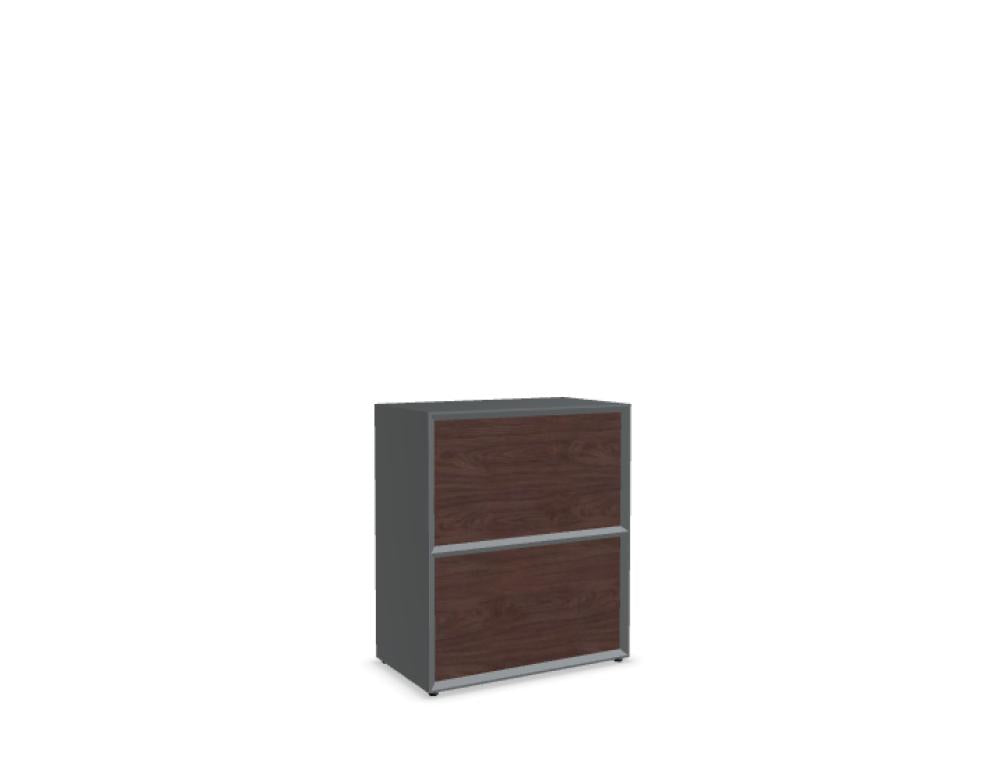 Gravity GAV15 - Schrank in Furnier Amerkian. Nussbaum präsentiert im Onlineshop von KAQTU Design AG. Büroschrank ist von Mdd