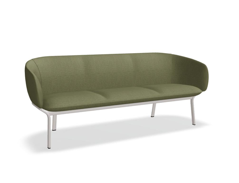 Grace GR03 - Sofa in Grau präsentiert im Onlineshop von KAQTU Design AG. 3er Sofa ist von Mdd