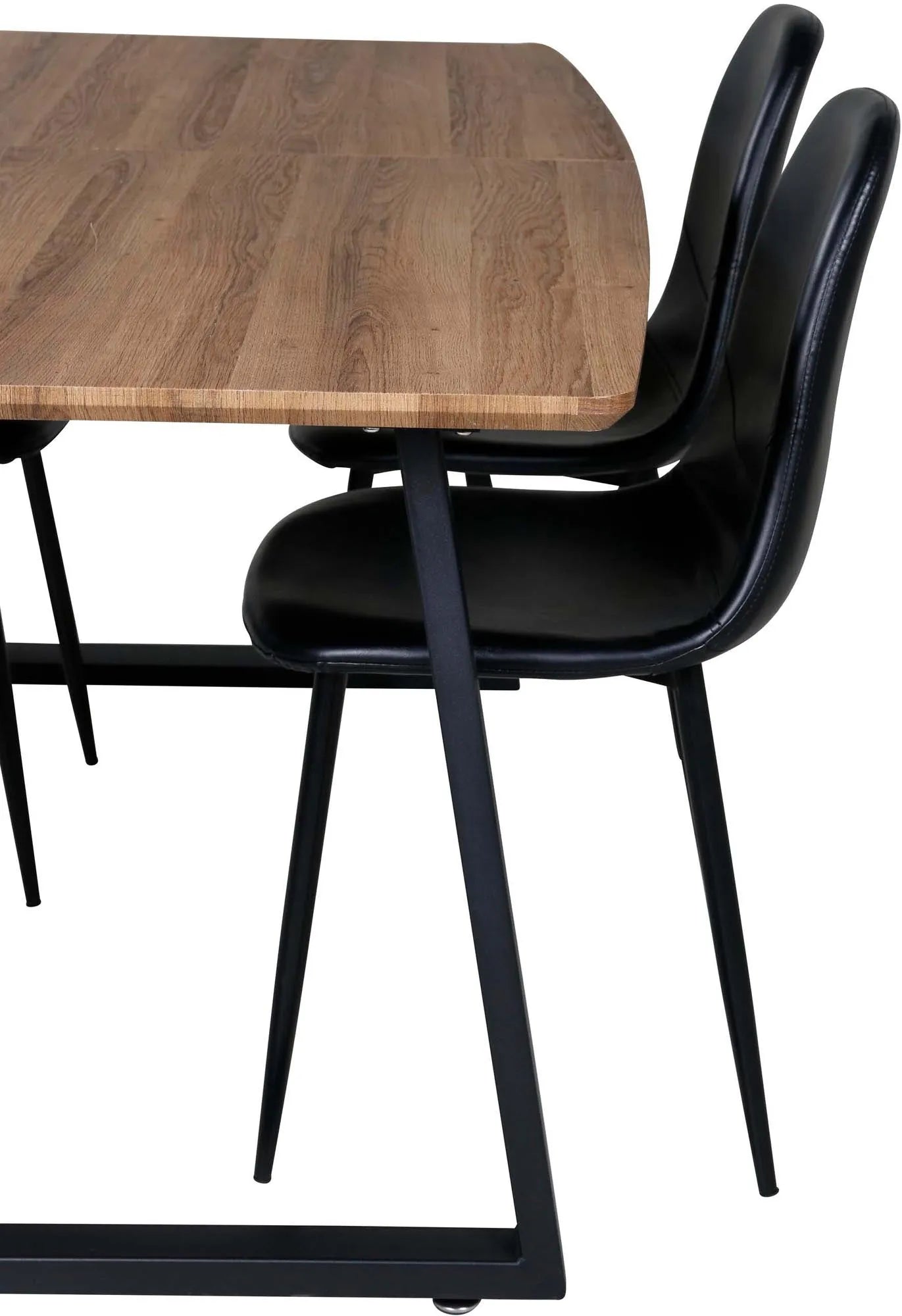 Das Inca Esszimmerset (Polar) von Venture Home umfasst einen 160cm Tisch und 4 stilvolle Stühle für modernes Esszimmerdesign.