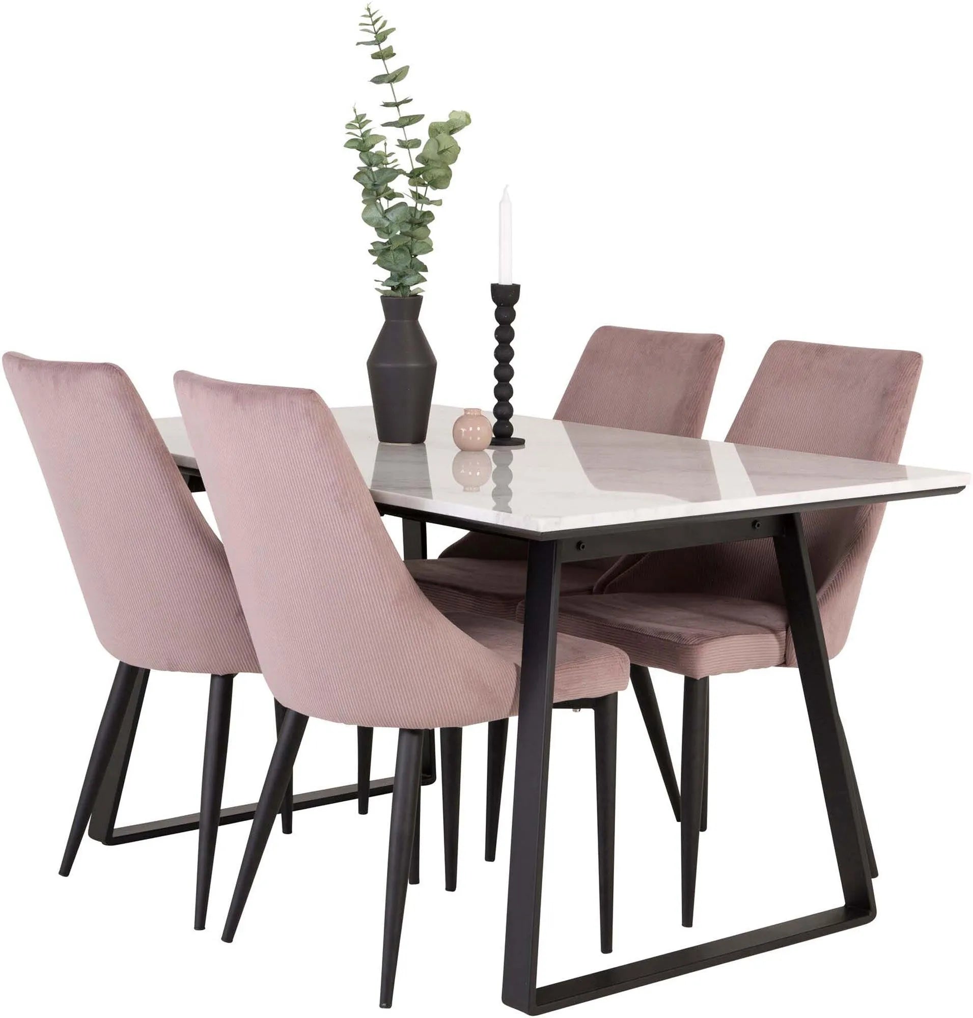 Modernes Esszimmerset Estelle + Leone für stilvolle Dinnerabende.