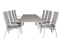 Levels Outdoor-Tischset ausziehbar + Copacabana 160cm/6St.