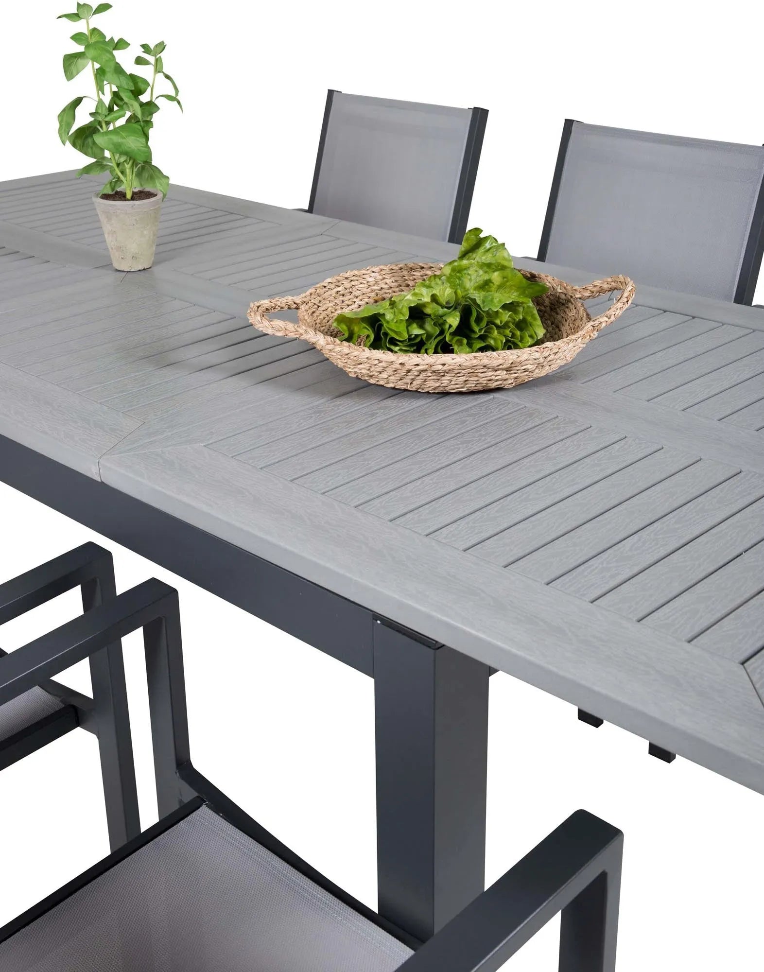 Venture Home Albany: Stilvolles, erweiterbares Outdoor-Esstischset.
