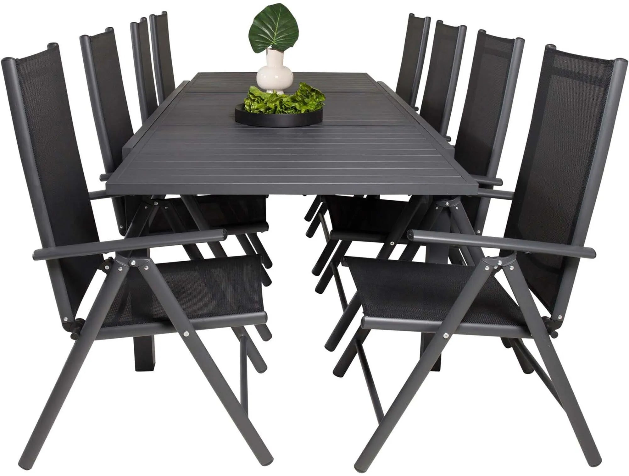 Venture Home Marbella: Ausziehbares Tischset für 8, ideal für draußen.