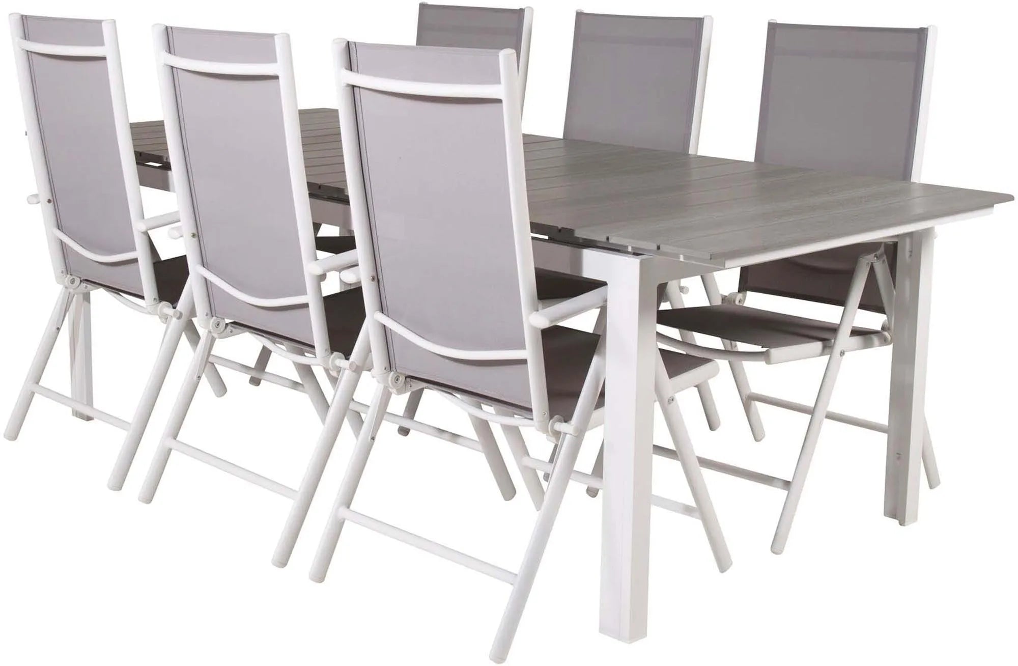 Elegantes Venture Home Tischset für 6, ideal für Gartenpartys.