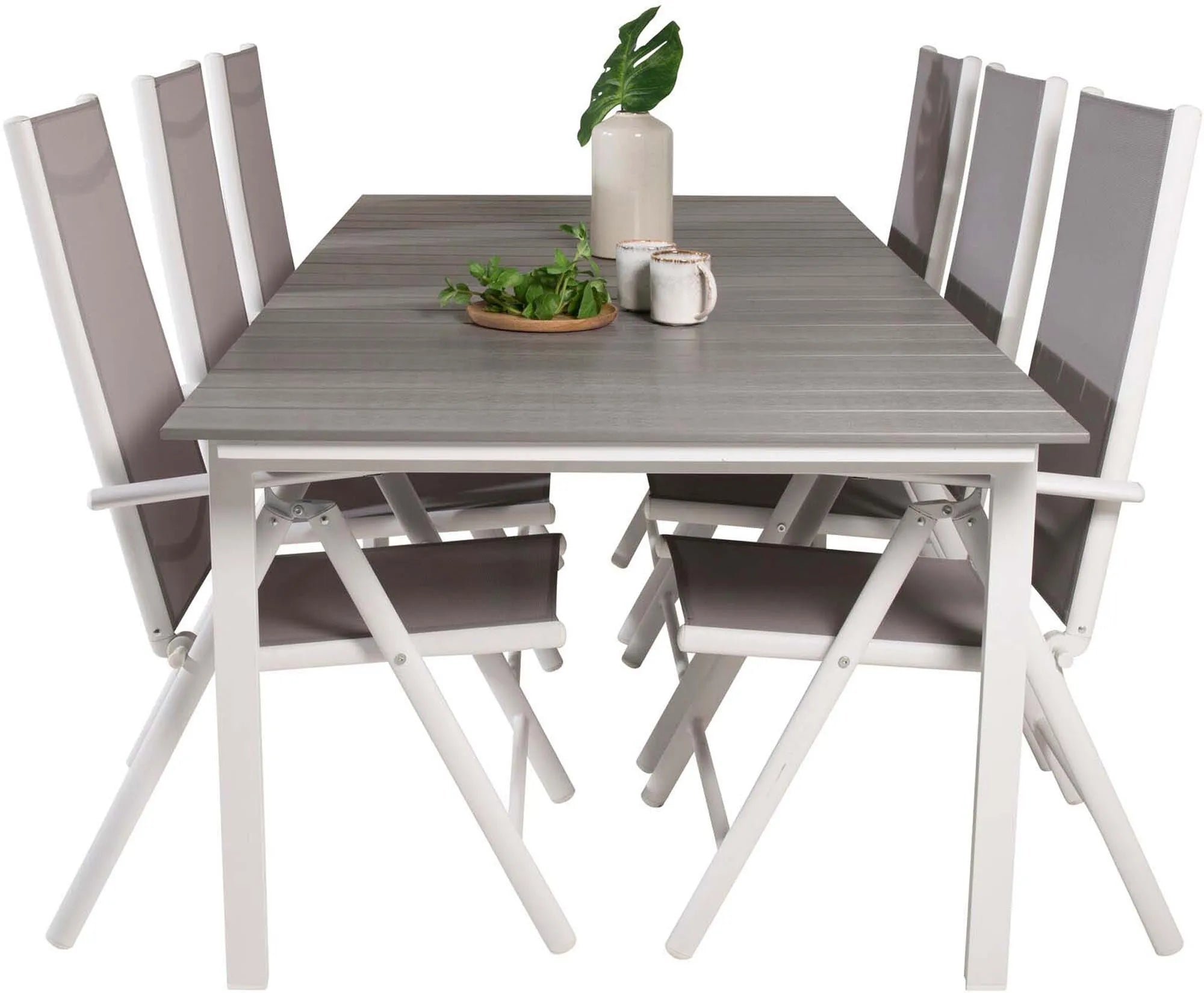 Robustes Venture Home Tischset für 6, perfekt für Outdoor-Events.