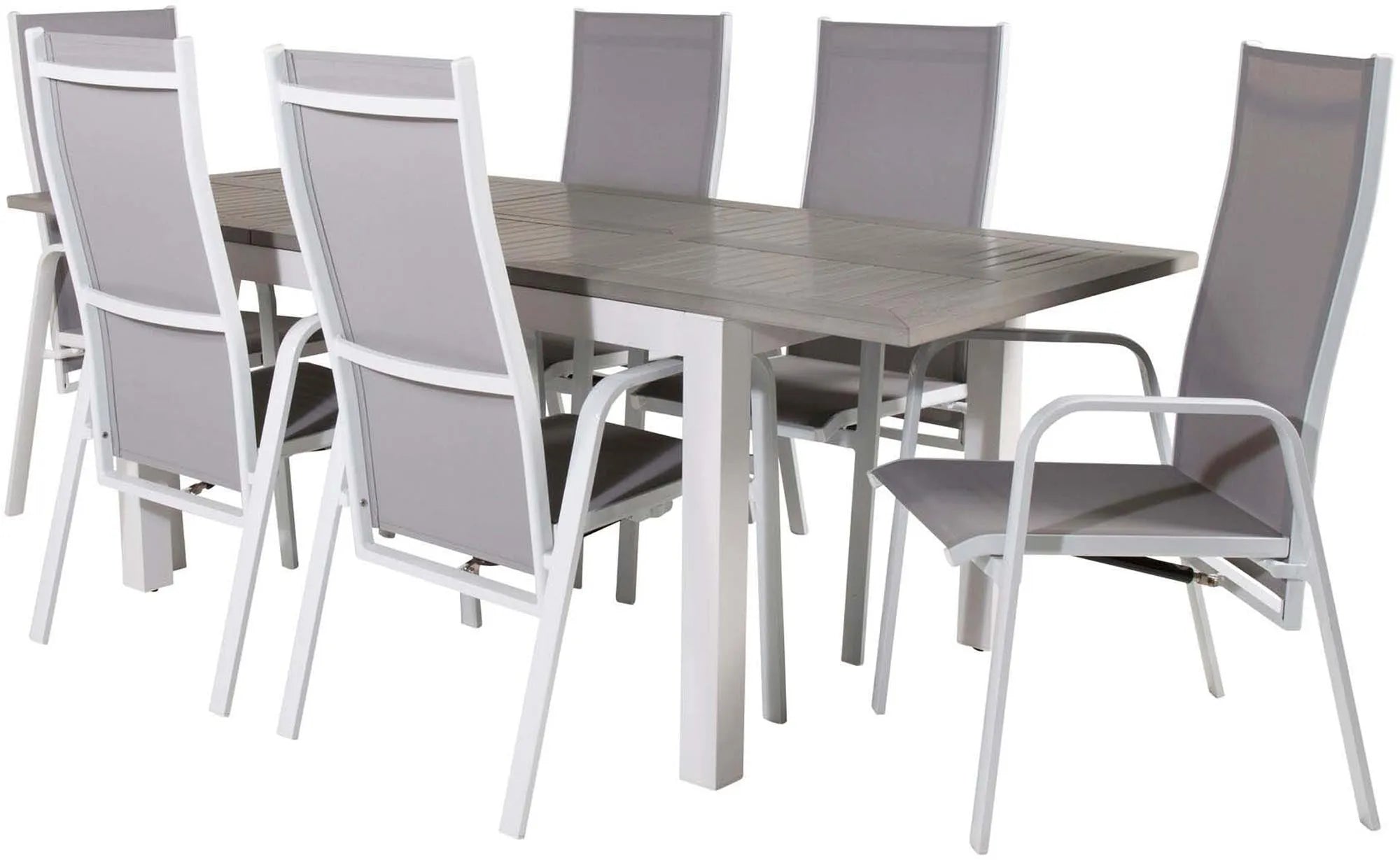 Venture Home Albany: Stilvolles, erweiterbares Outdoor-Esstischset.