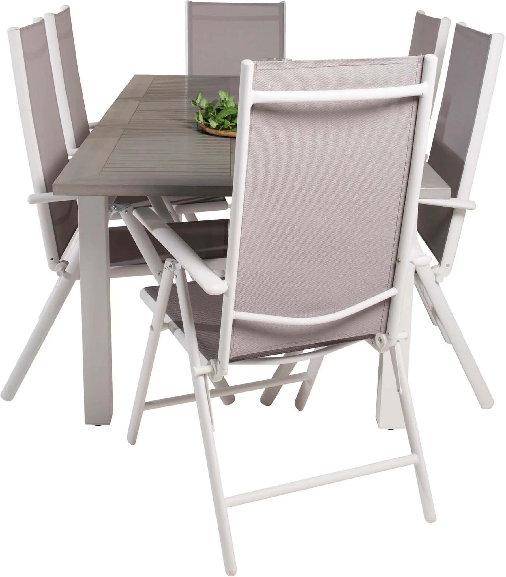 Elegantes Albany Set: Perfekt für stilvolle Outdoor-Dinnerpartys.