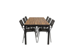 Tisch aus Bois mit Stühlen von Lindos