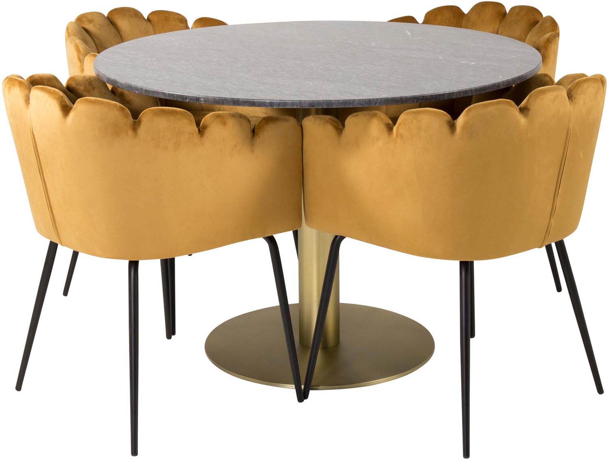 Estelle Esszimmerset + Limhamn ⌀106cm/4St.