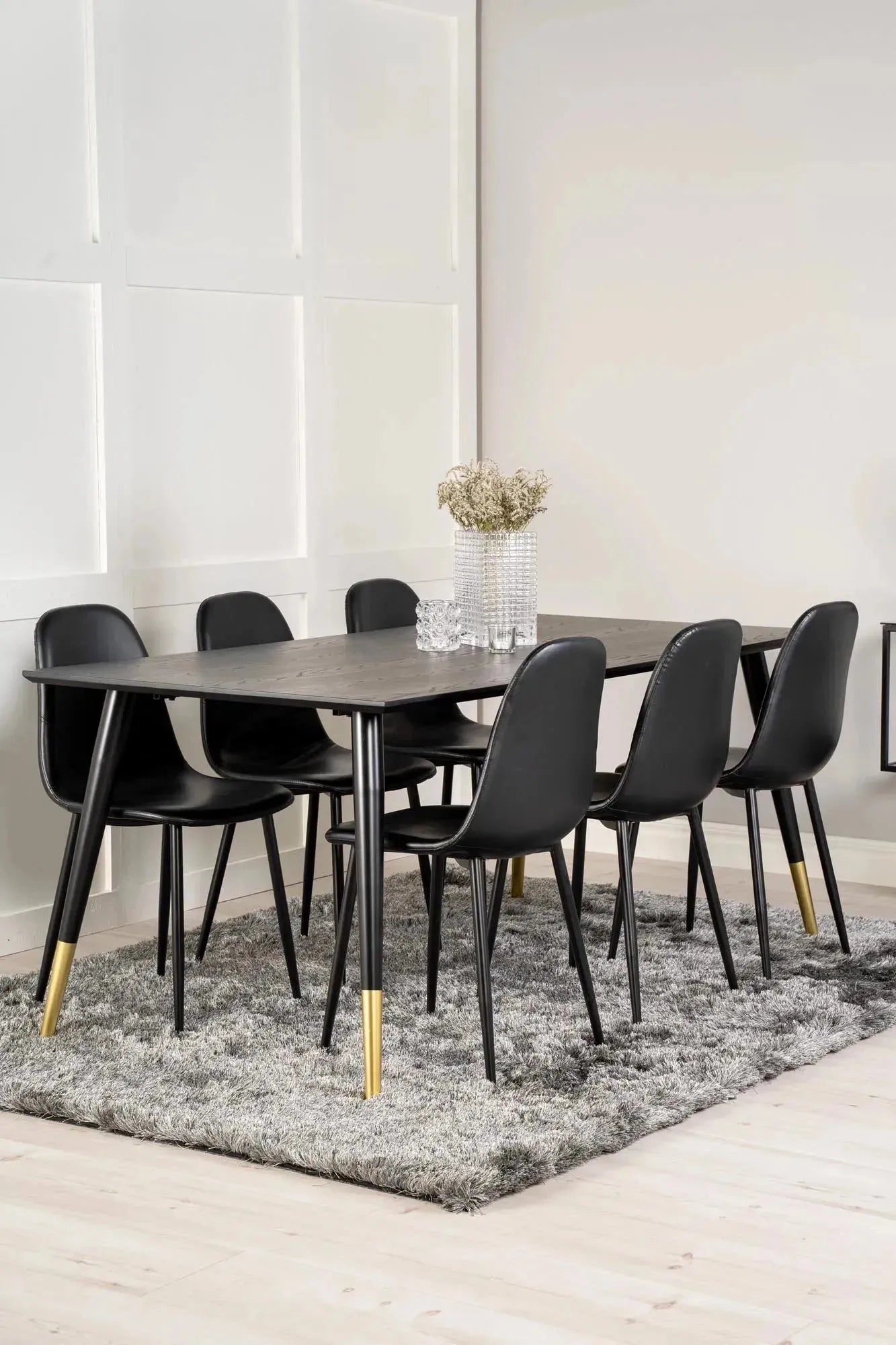 Modernes Dipp Esszimmerset 180cm mit 6 Stühlen von Venture Home.