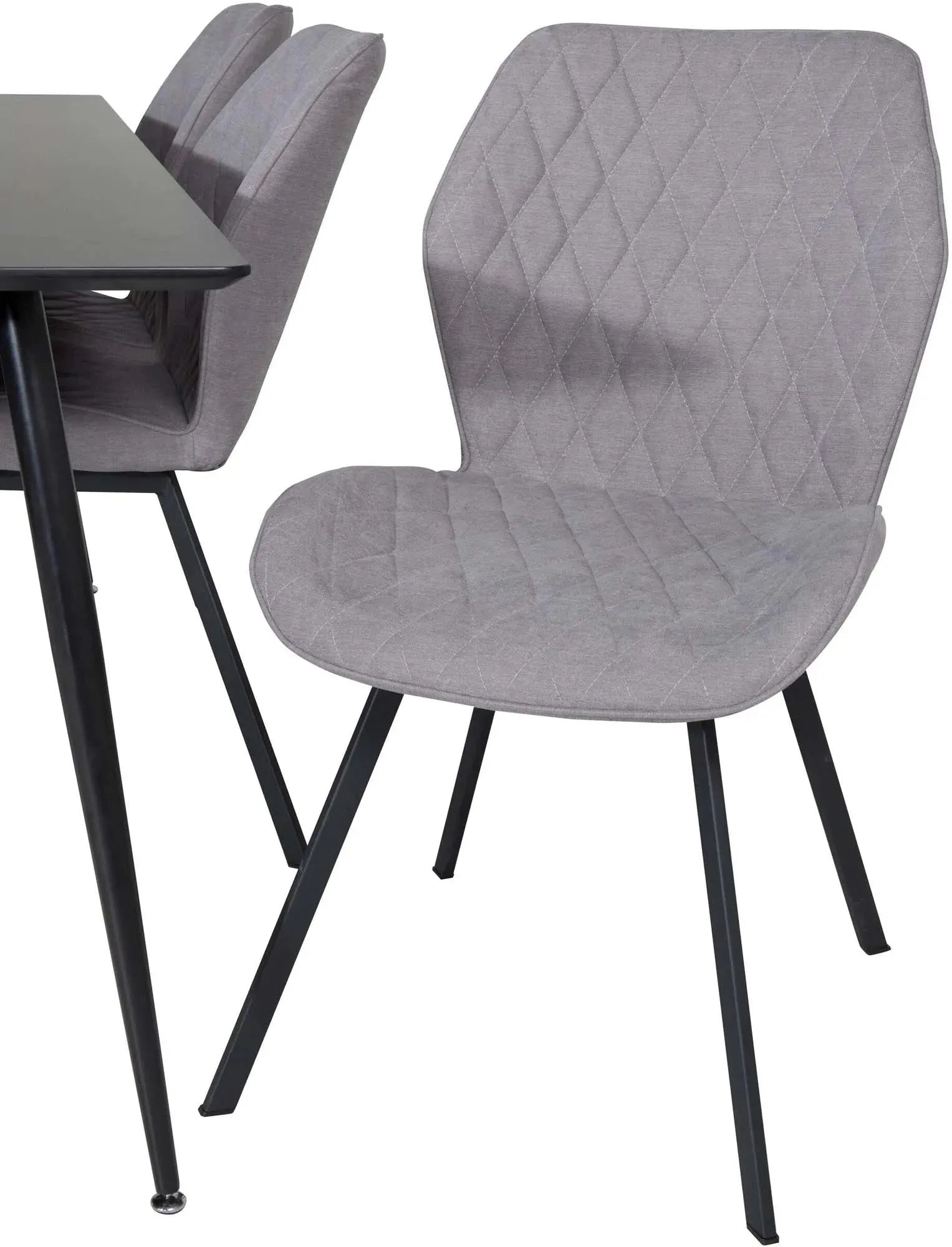 Modernes Silar Esszimmerset mit 6 Gemma-Stühlen, 180cm, von Venture.