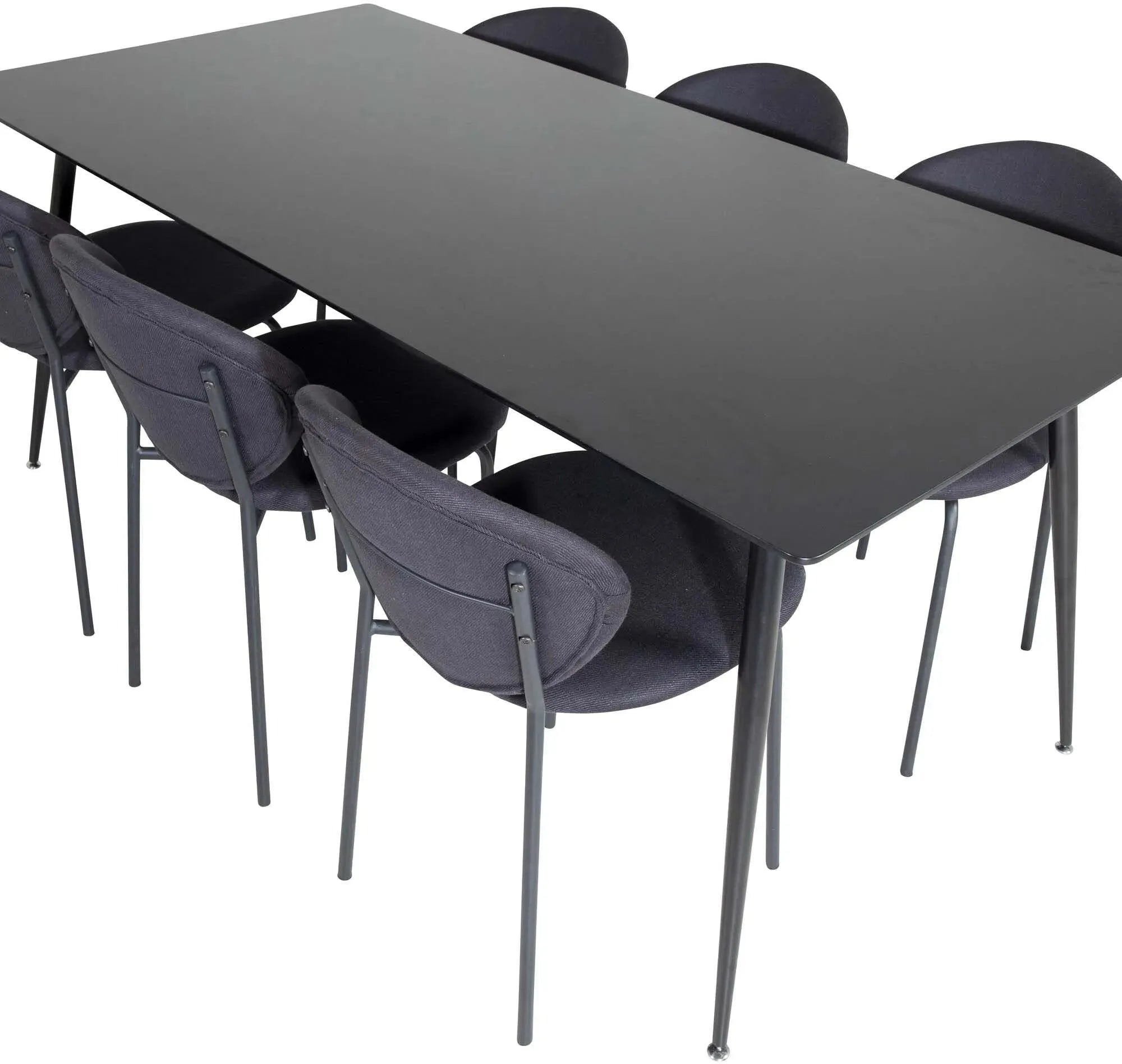 Elegantes Silar Esszimmerset 180cm mit 6 Stühlen von Venture Home.