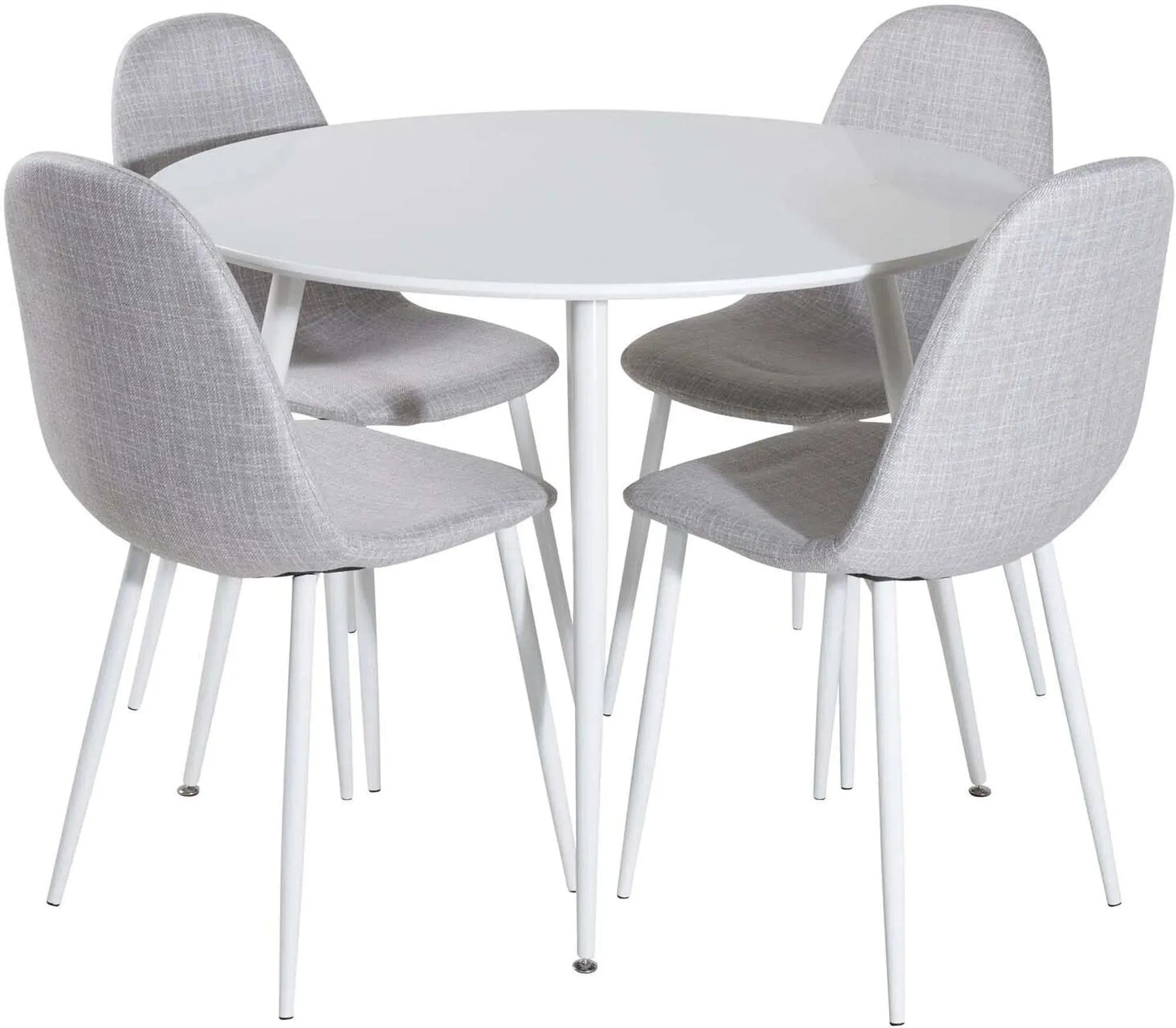 Stilvolles Plaza Esszimmerset: 100cm Tisch & 4 Stühle von Venture Home.