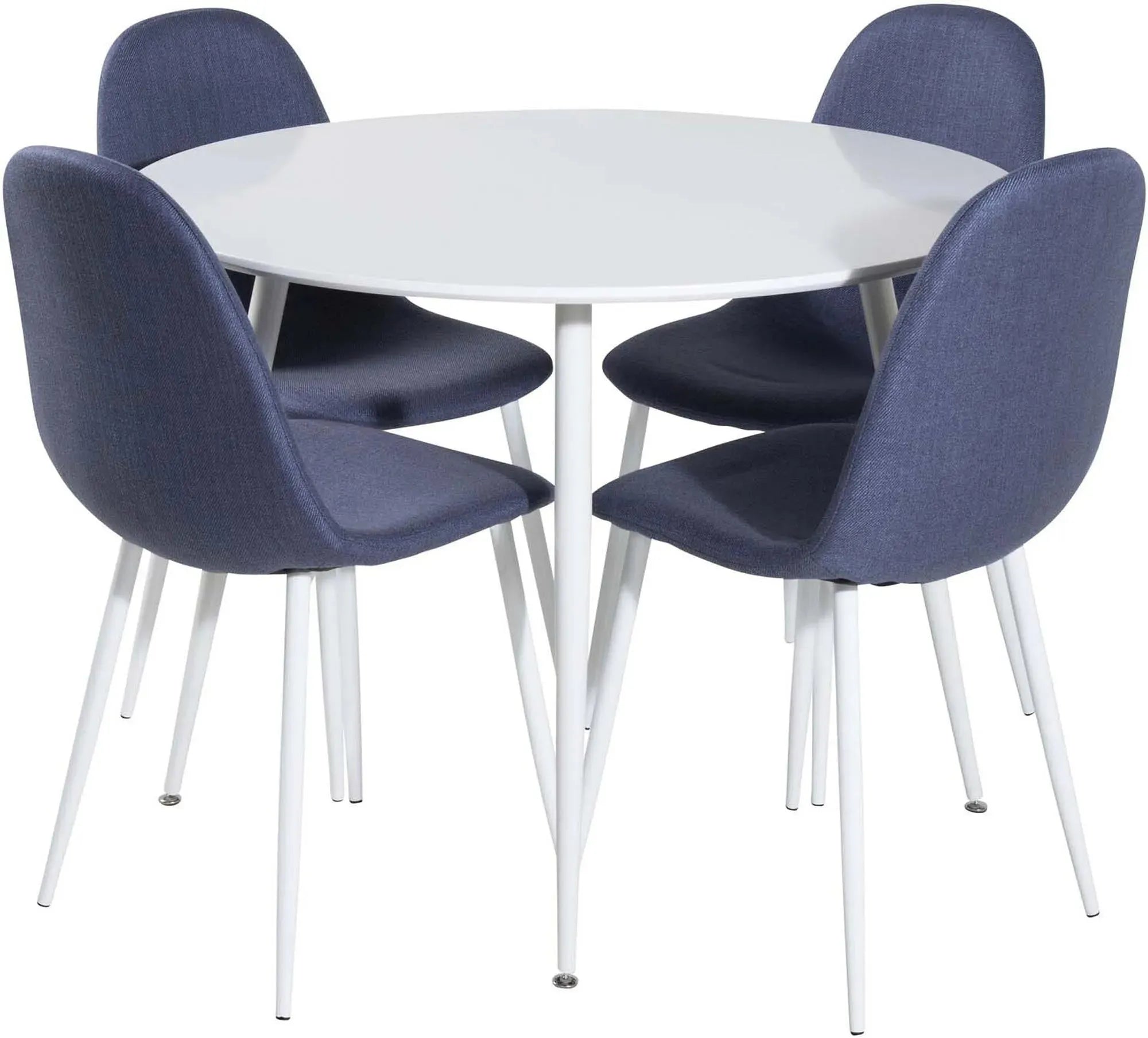 Modernes Plaza Esszimmerset: 100cm Tisch & 4 Stühle von Venture Home.