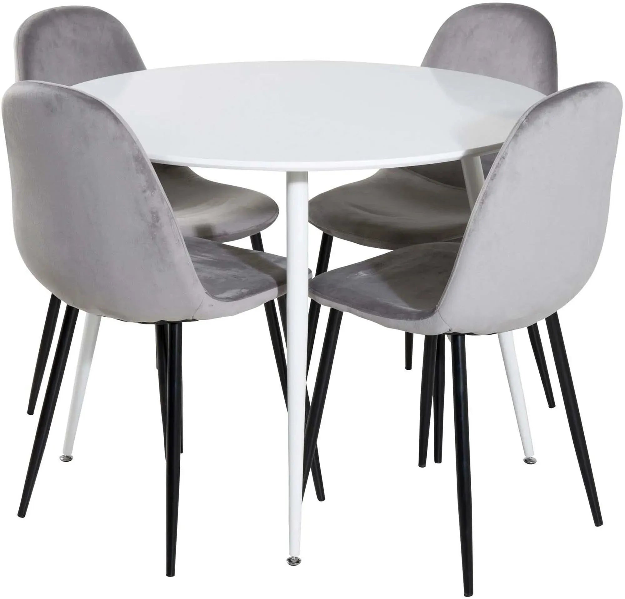 Stilvolles Plaza Esszimmerset: 100cm Tisch & 4 Stühle von Venture Home.