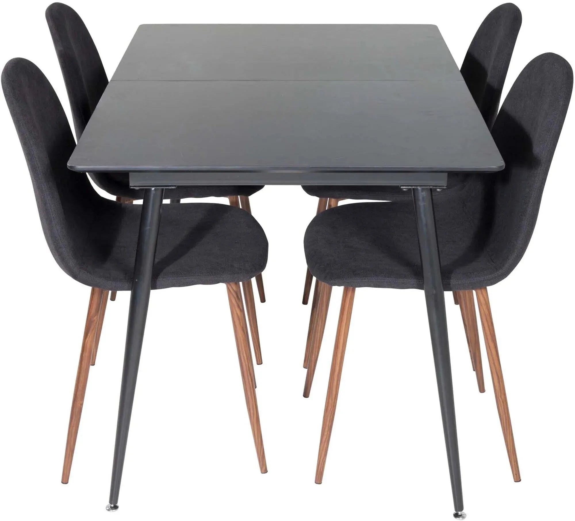 Elegantes Esszimmerset Silar: Ausziehbarer Tisch für 4 Personen.