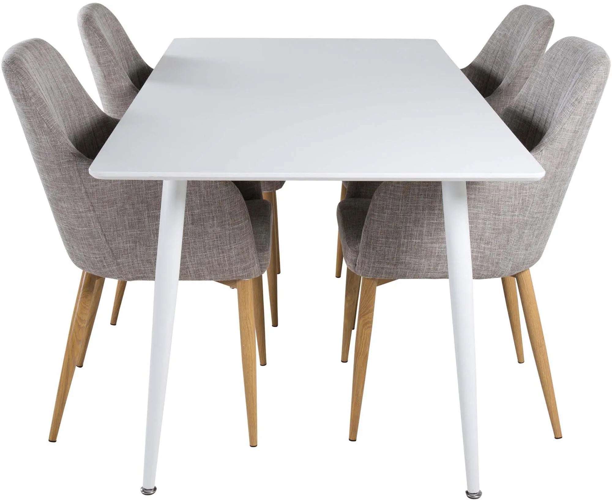 Elegantes Polar Esszimmerset: Komfort trifft auf modernes Design.