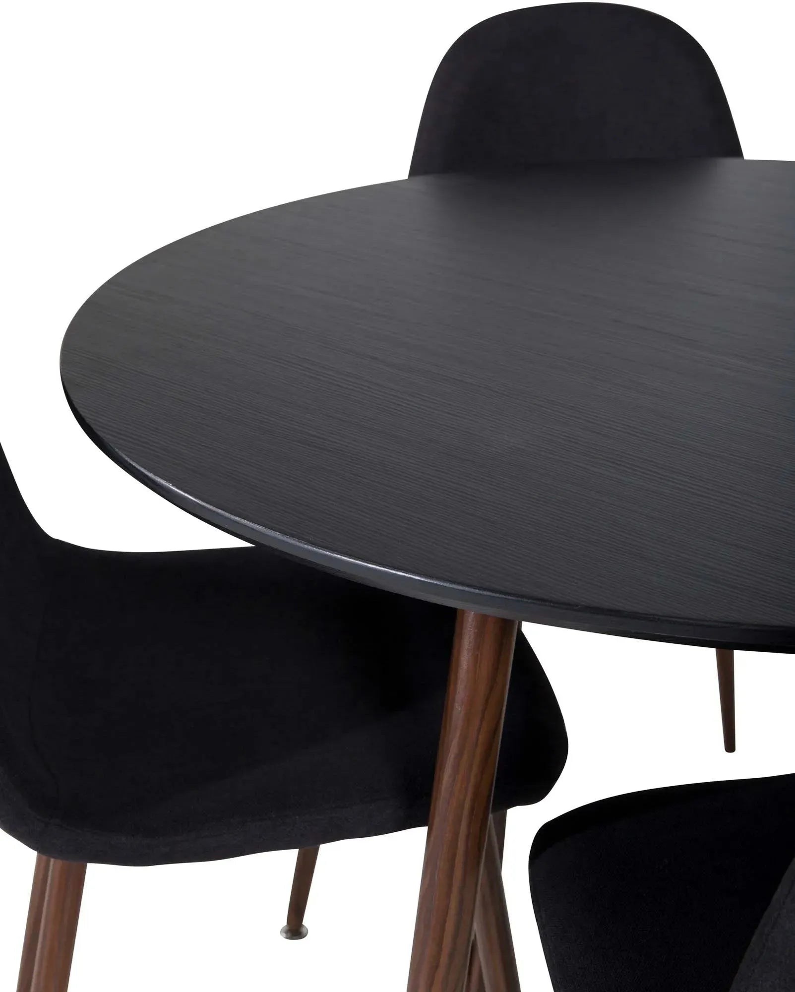 Stilvolles Plaza Esszimmerset mit Polar Tisch, 100cm, 4 Stühle.