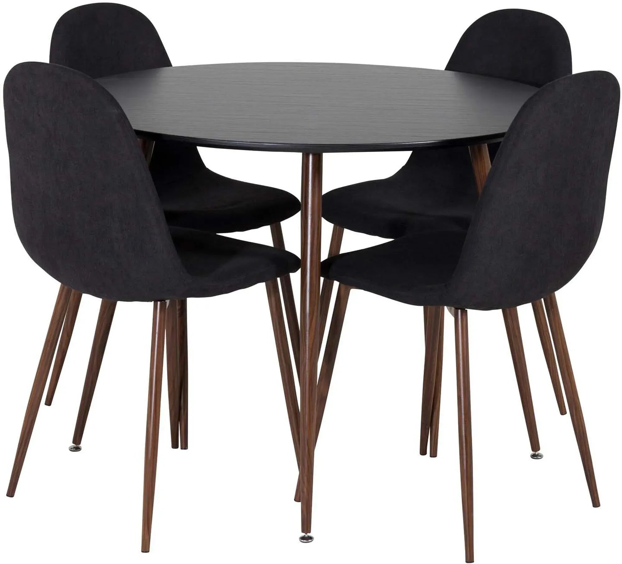 Modernes Plaza Esszimmerset: 100cm Tisch & 4 Stühle von Venture Home.