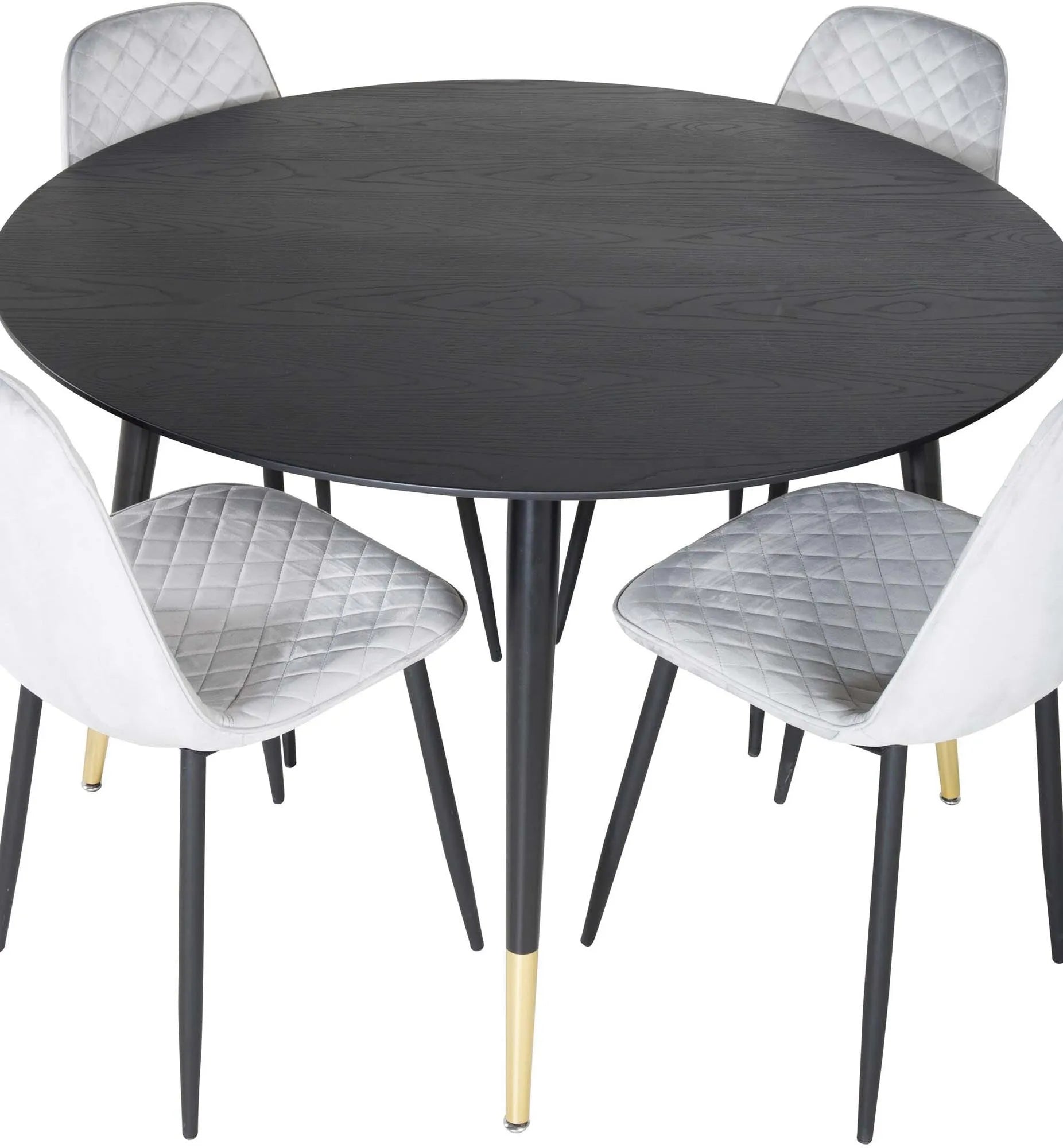Elegantes Dipp Esszimmerset + Polar für stilvolle Abende zu viert.