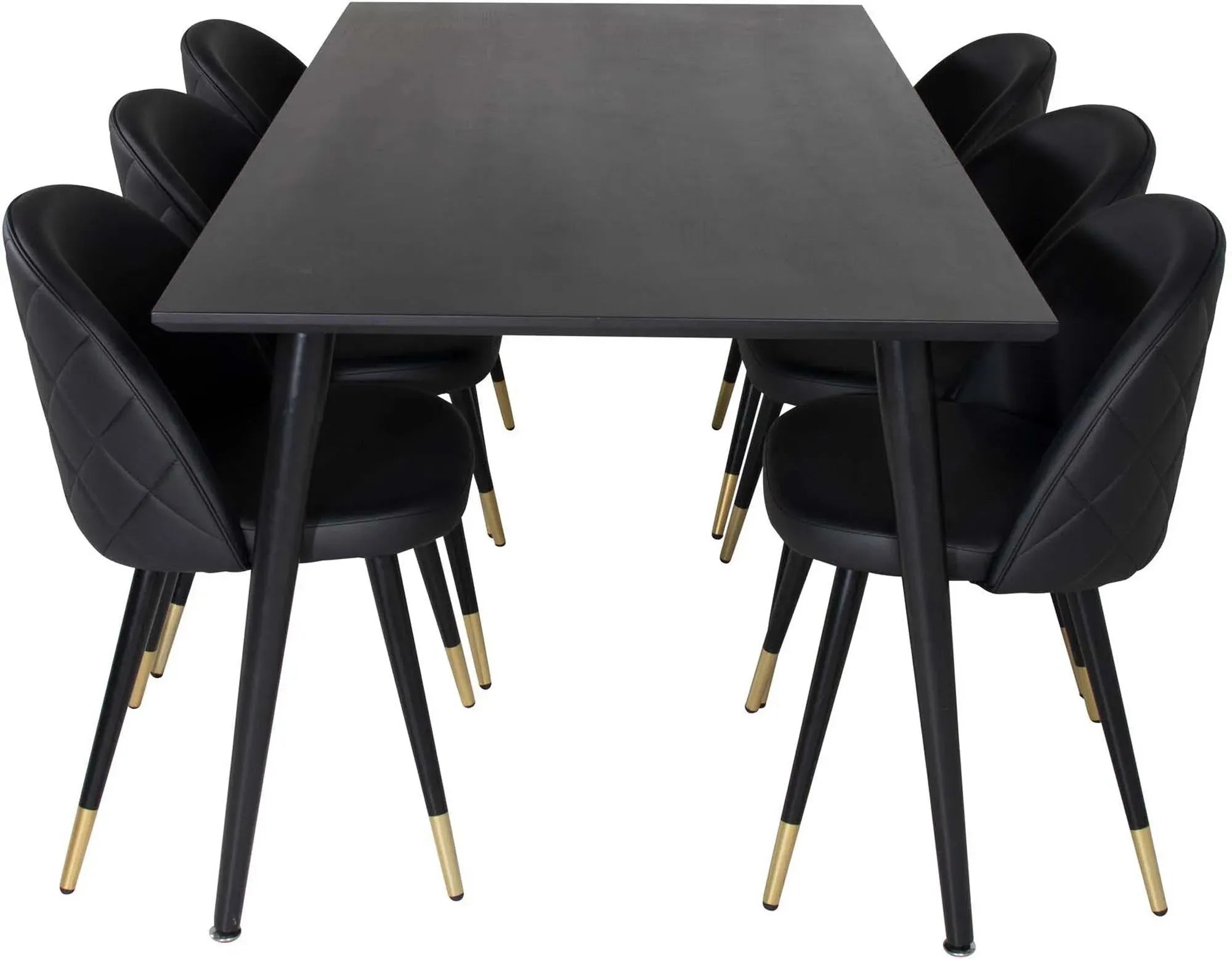 Stilvolles Dipp Esszimmerset 180cm für 6, samtig, von Venture Home.