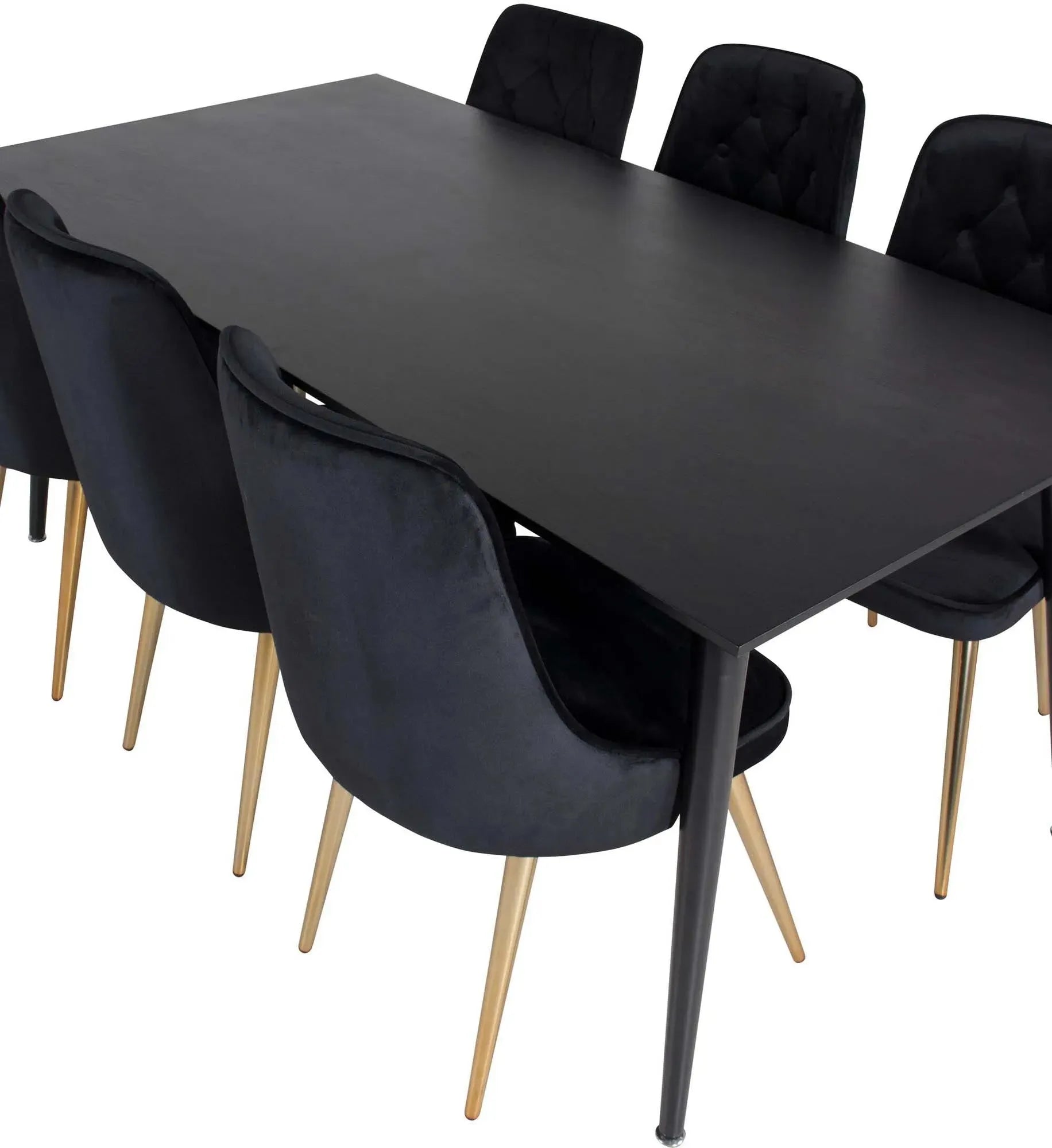 Luxuriöses Esszimmerset: Velvet Deluxe für stilvolle Dinnerabende.