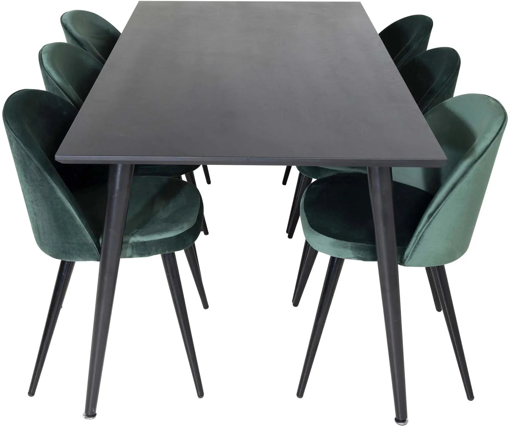 Stilvolles Dipp Esszimmerset 180cm für 6, samtig, von Venture Home.