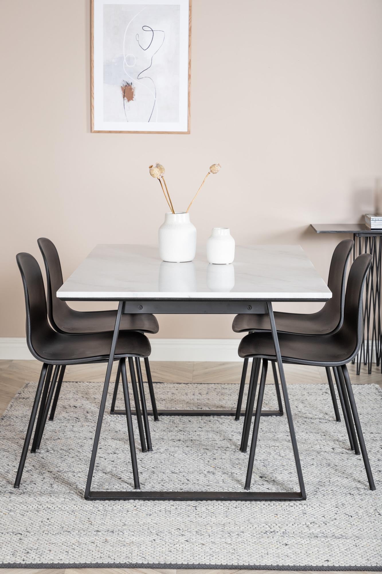Estelle Esszimmerset + Arctic 140cm/4St.