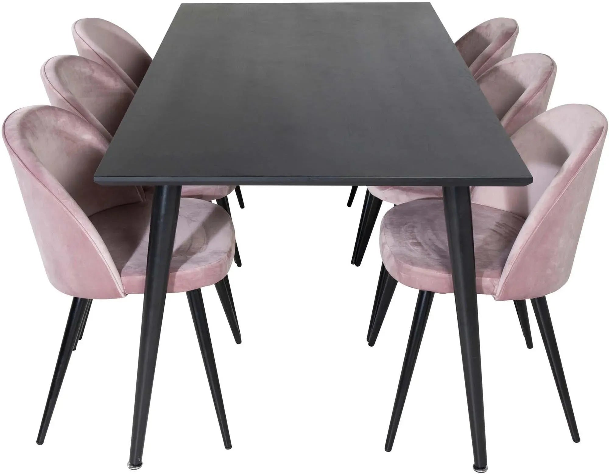 Elegantes Dipp Esszimmerset 180cm für 6, samtig, von Venture Home.