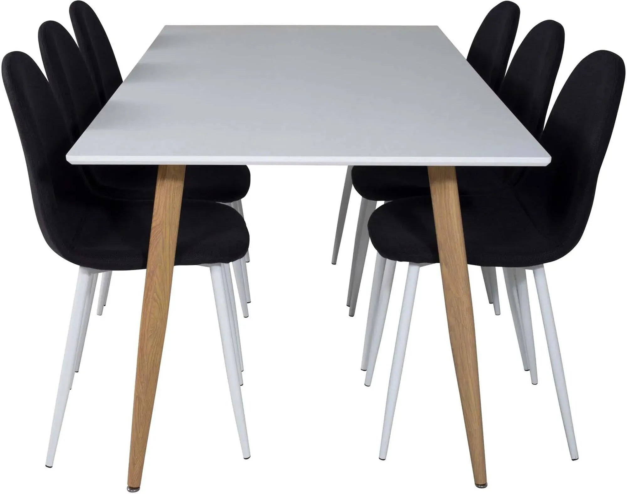 Elegantes Polar Esszimmerset: 180cm Tisch mit 6 Stühlen von Venture Home.