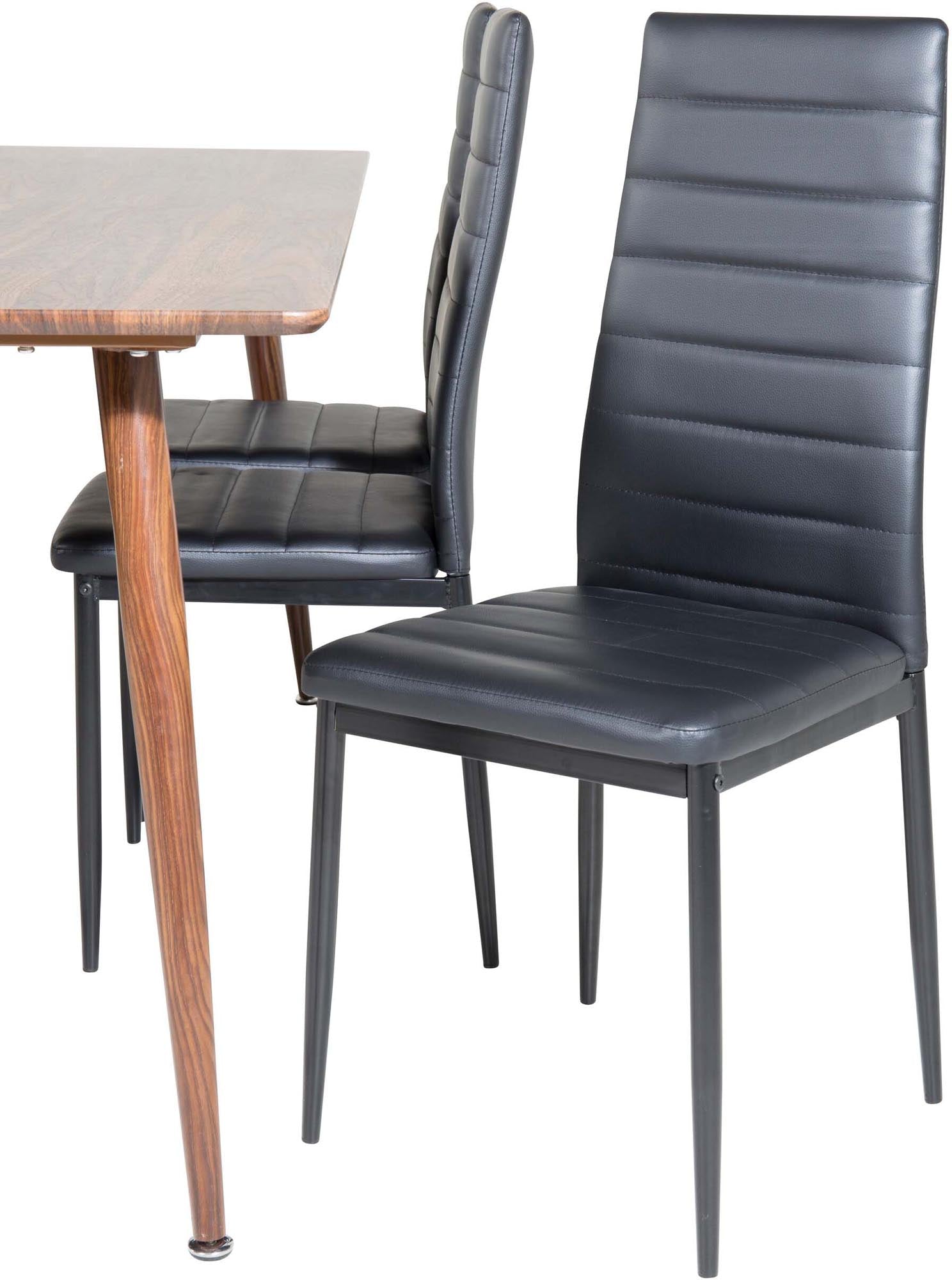 Modernes Polar Esszimmerset für unvergessliche Dinnererlebnisse.