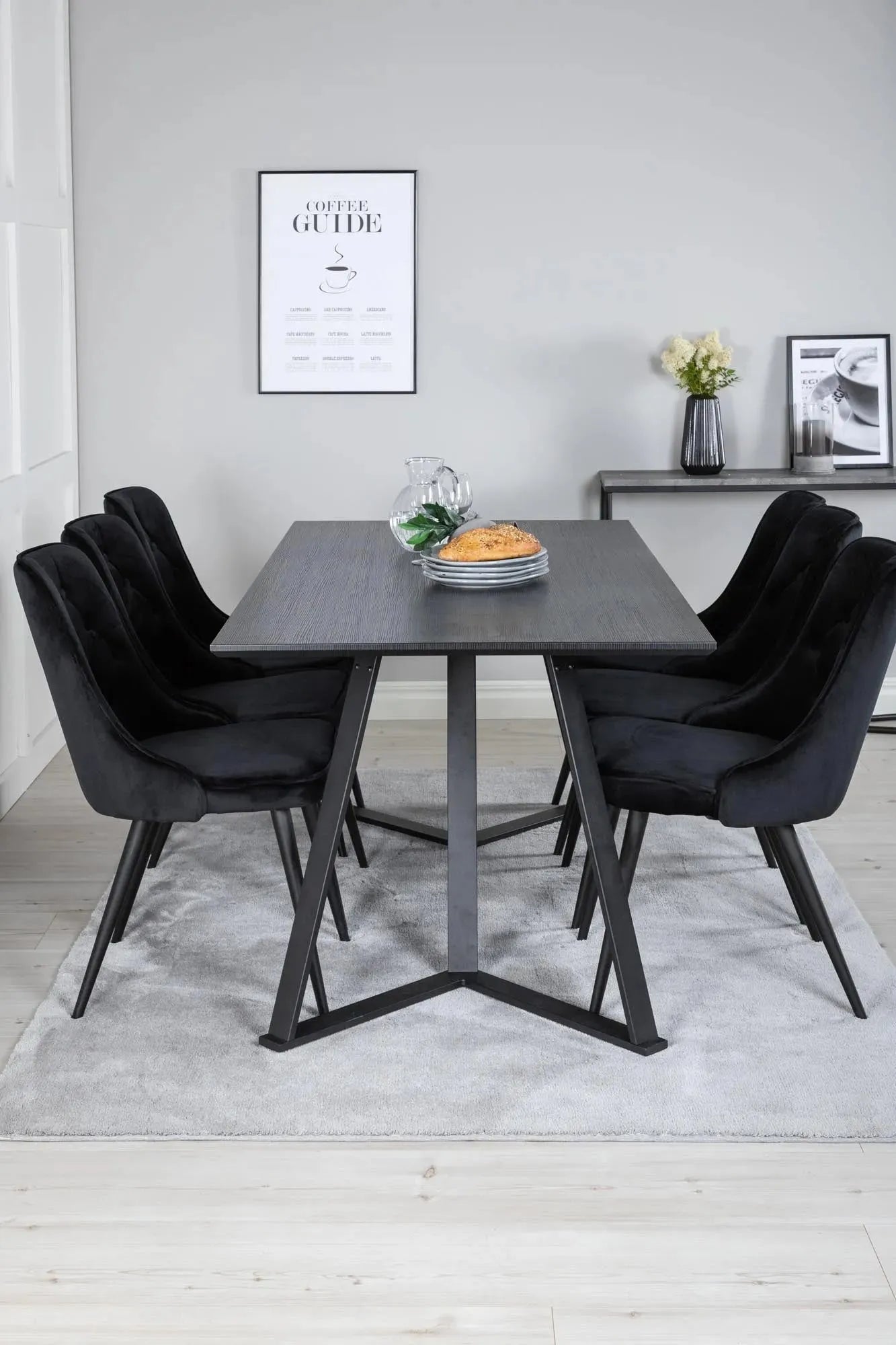 Marina Esszimmerset Velvet: Luxuriöses Ambiente für Ihr Zuhause.