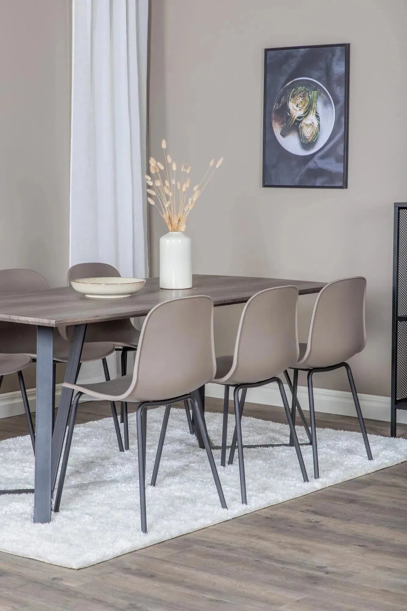 Elegantes Esszimmerset Marina Arctic 180cm für stilvolle Dinnerabende.