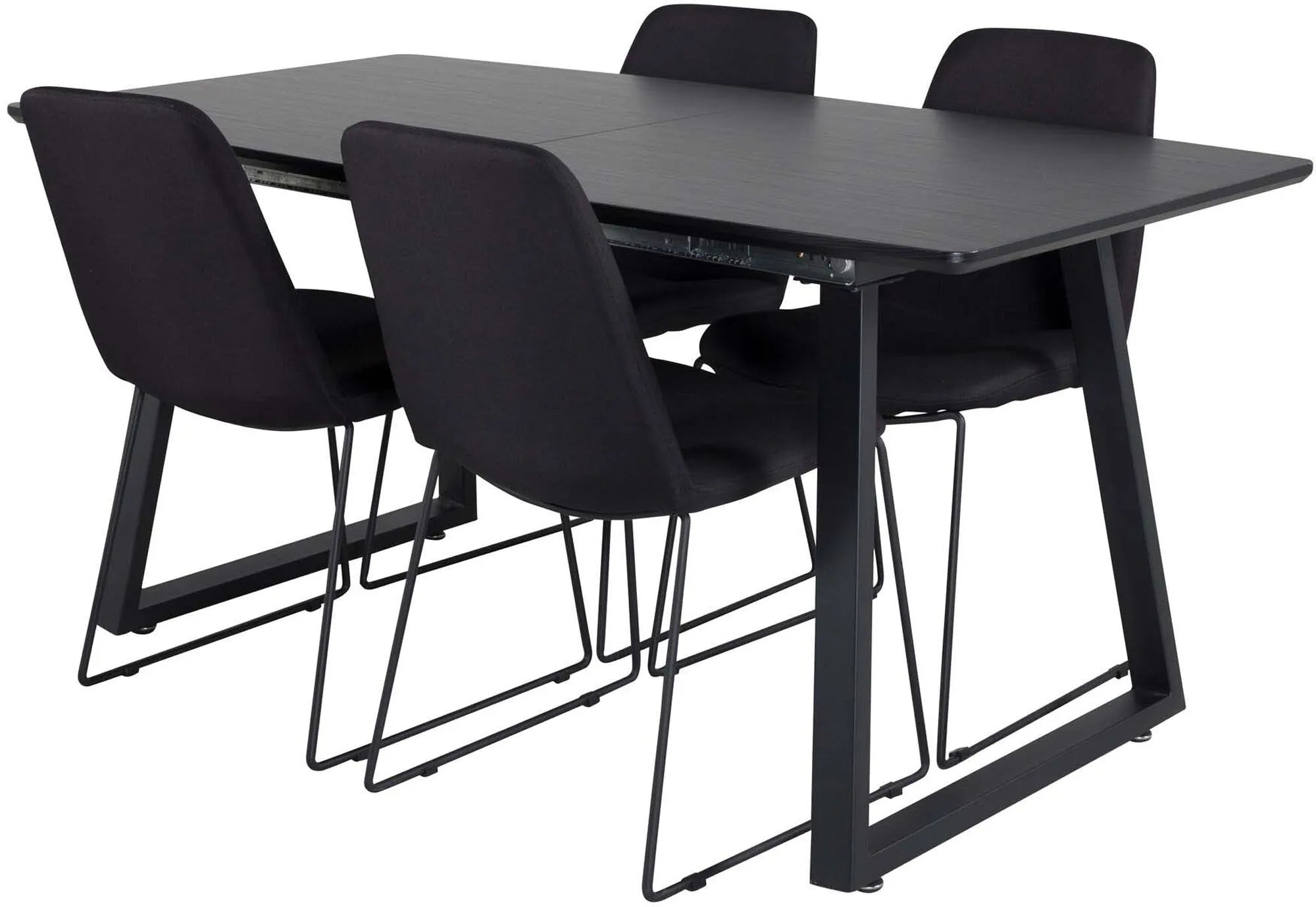 Inca Esszimmerset: Flexibel erweiterbar, 160cm, 4 Stühle, Muce.