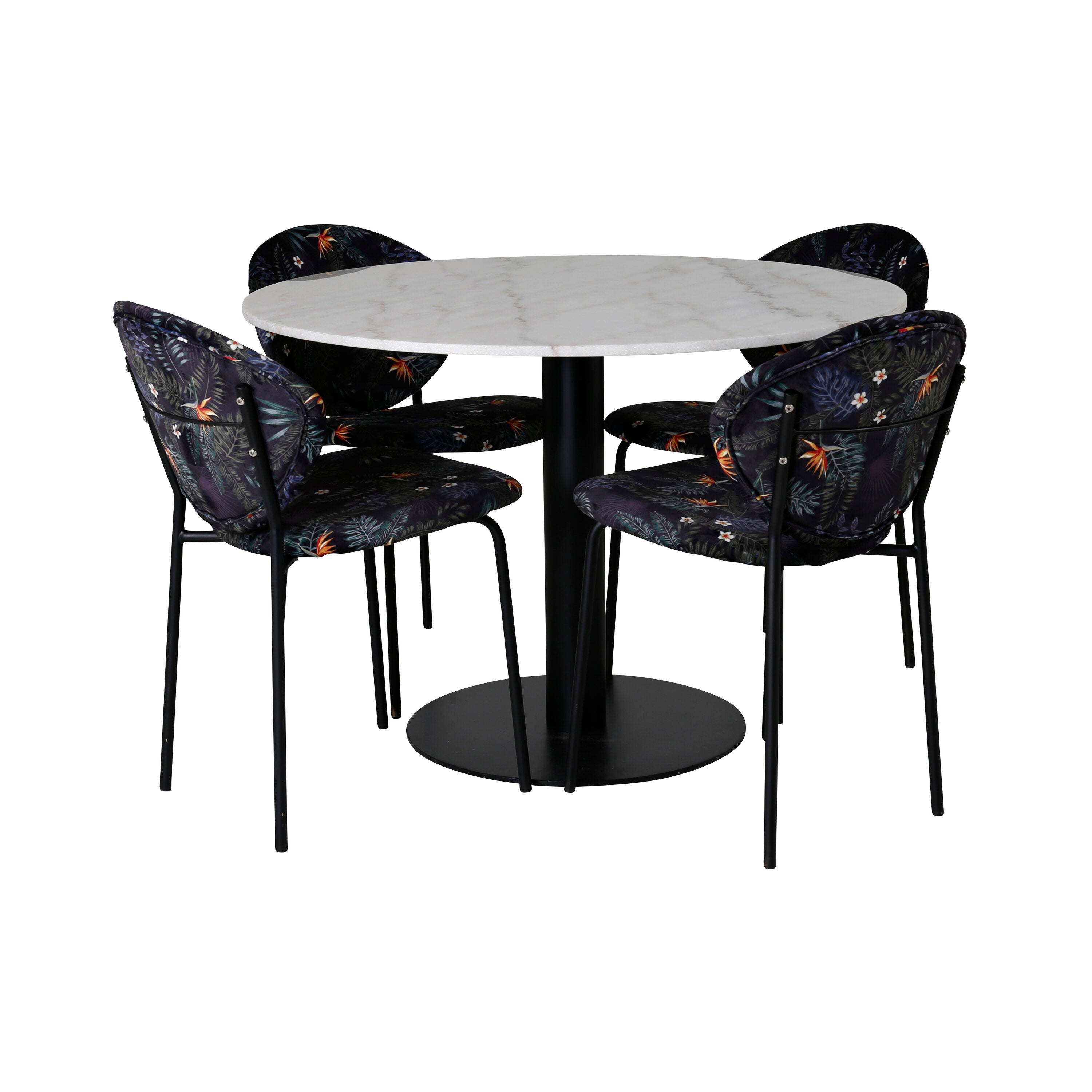Estelle Esstisch mit Vault Stühlen in  präsentiert im Onlineshop von KAQTU Design AG. Bartischset ist von Venture Home