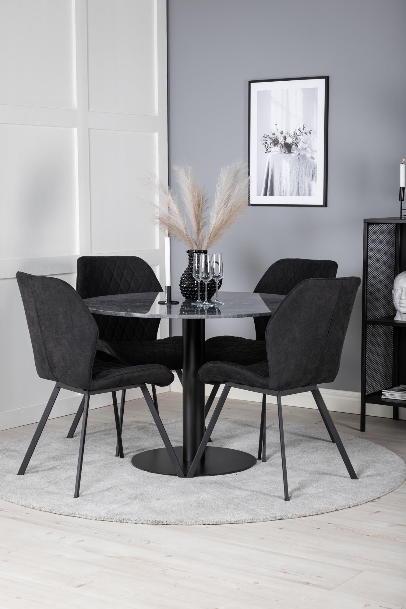 Estelle Esszimmerset + Gemma ⌀106cm/4St.