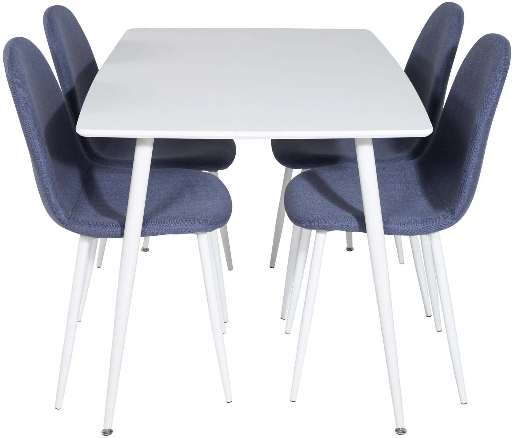 Elegantes Polar Esszimmerset: 120cm Tisch mit 4 Stühlen von Venture Home.