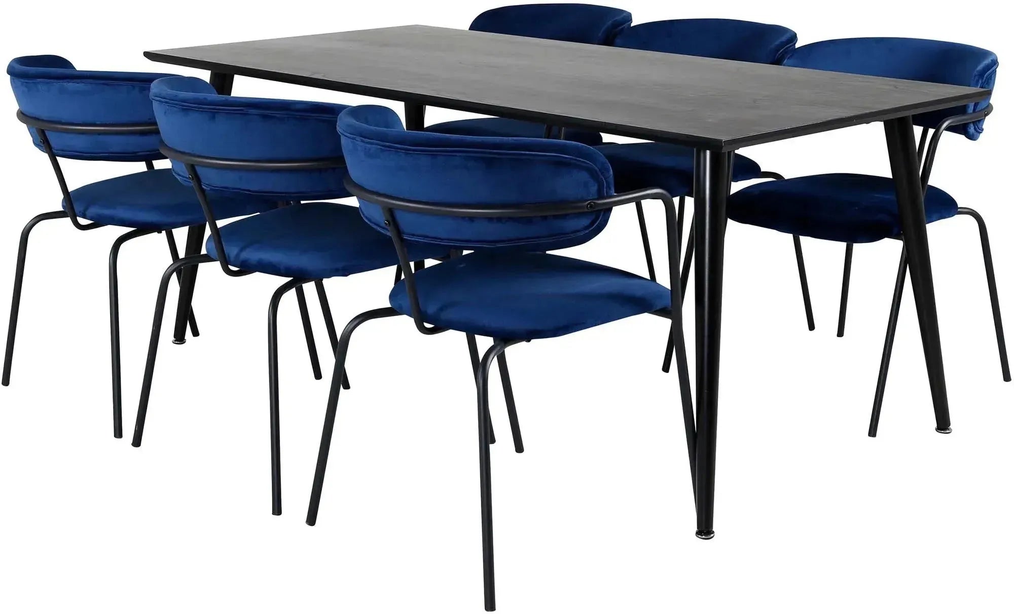 Modernes Dipp Esszimmerset mit 180cm Tisch und 6 Stühlen von Venture.