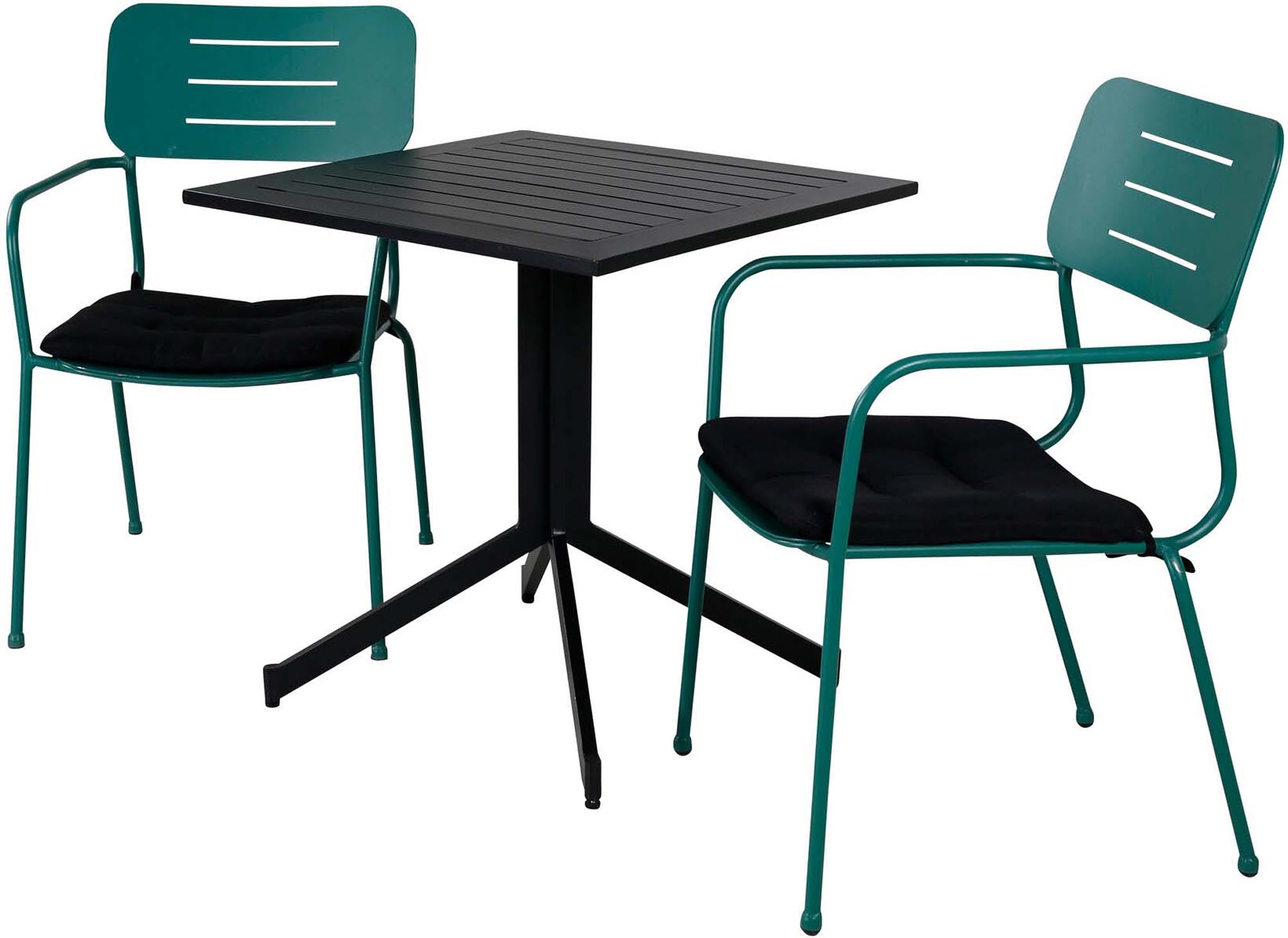 Way Outdoor-Tischset + Nicke 70cm/2St. in Grün präsentiert im Onlineshop von KAQTU Design AG. Gartentischset ist von Venture Home
