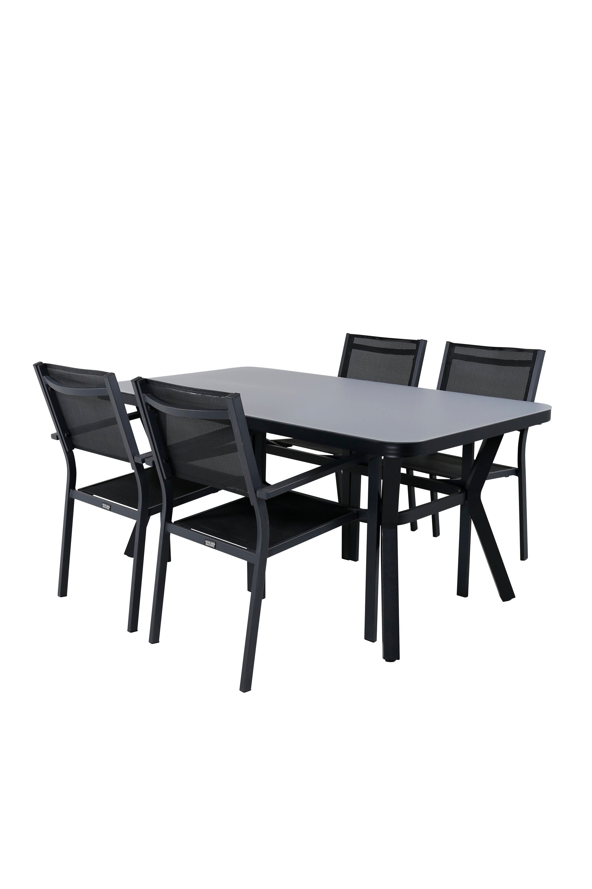 Modernes Virya Esszimmer Set mit 4 Stühlen von Venture Home.