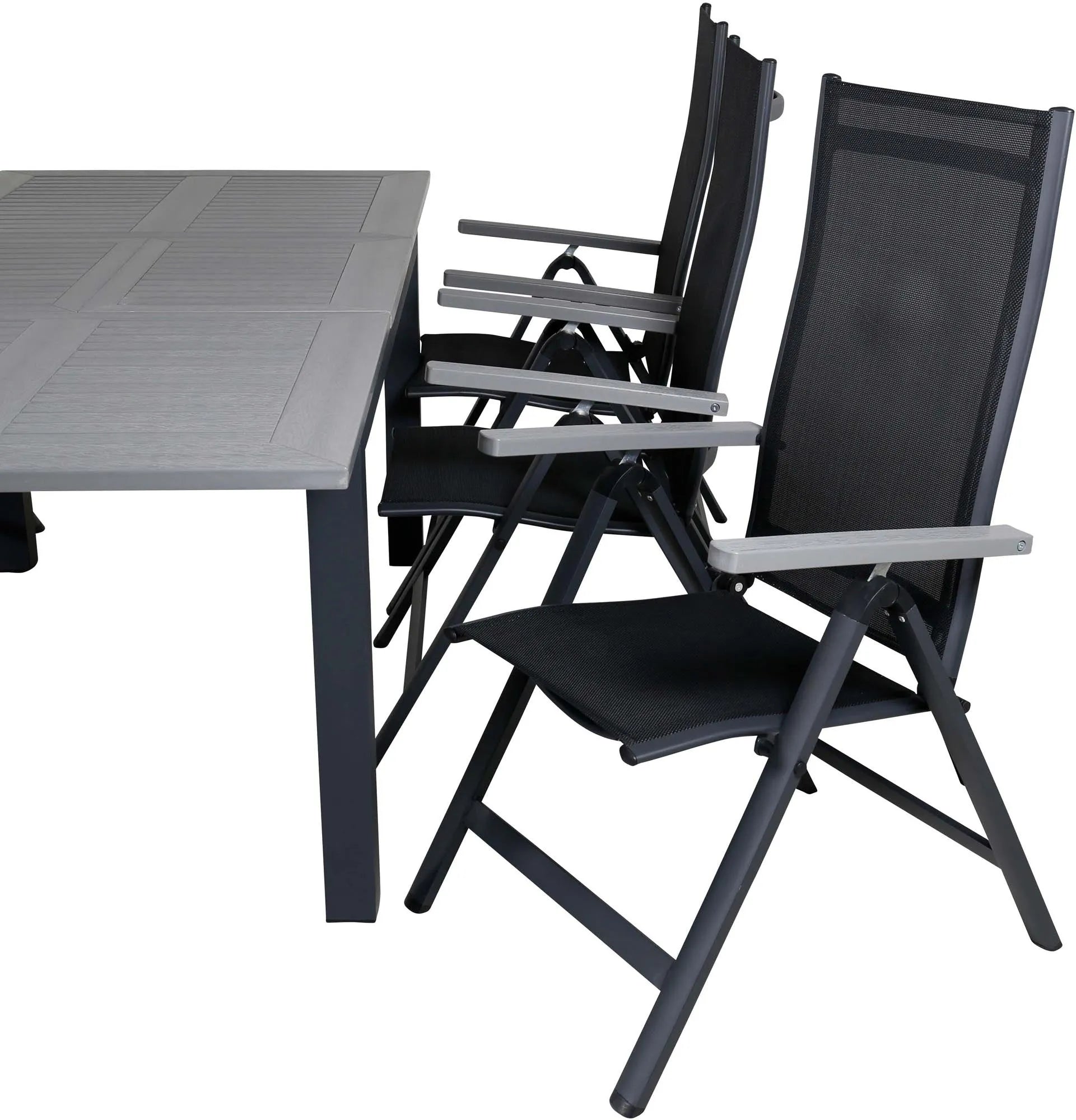 Venture Home Albany: Anpassbares Outdoor-Set mit 6 Stühlen.