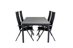 Levels Outdoor-Tischset ausziehbar + Albany 160cm/6St.