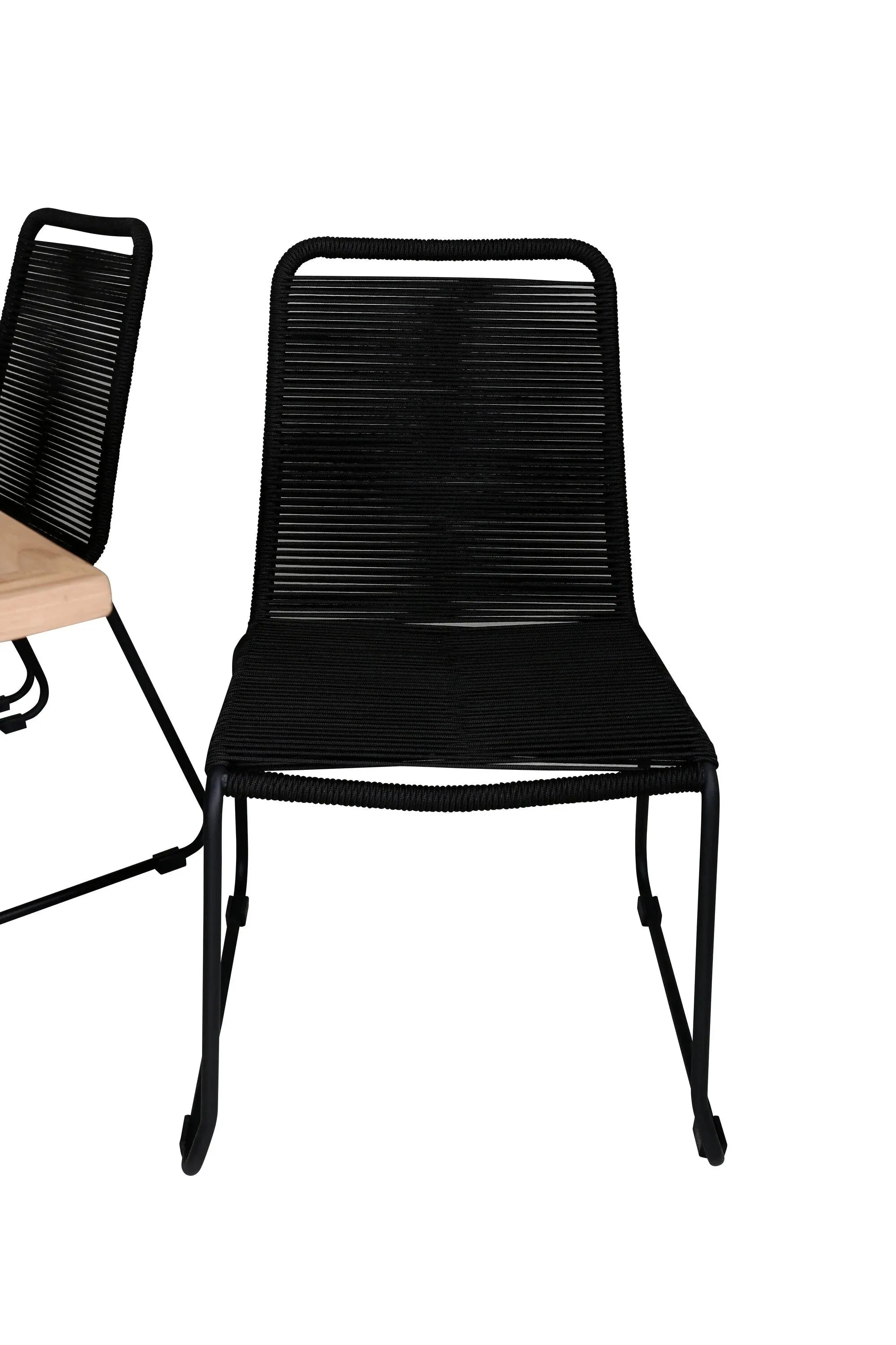 Elegantes, ausziehbares Teakholz-Set für stilvolle Gartenmomente mit bequemen Lindos-Stühlen.