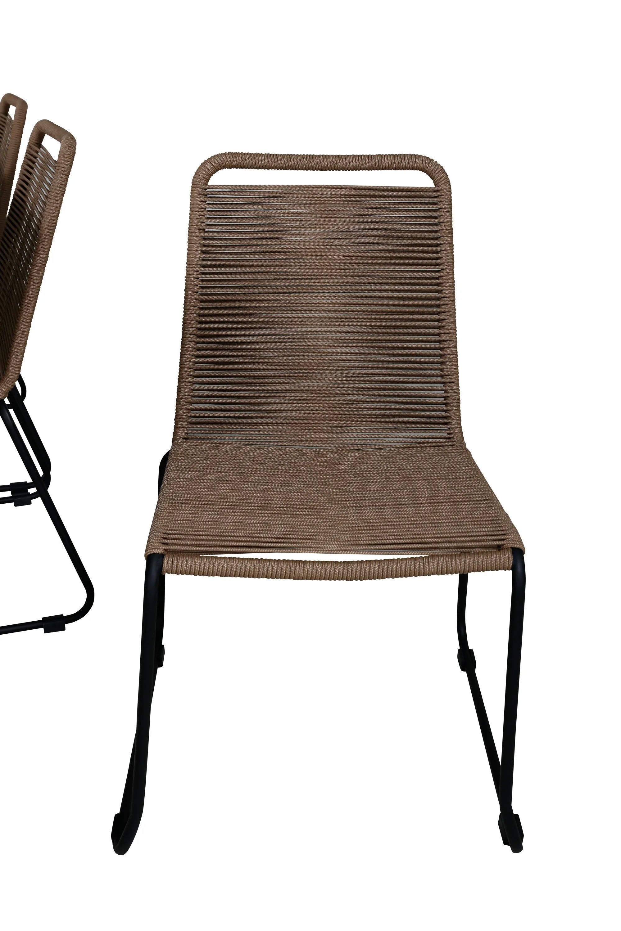Elegantes, ausziehbares Teakholz-Set für stilvolle Gartenmomente mit bequemen Lindos-Stühlen.