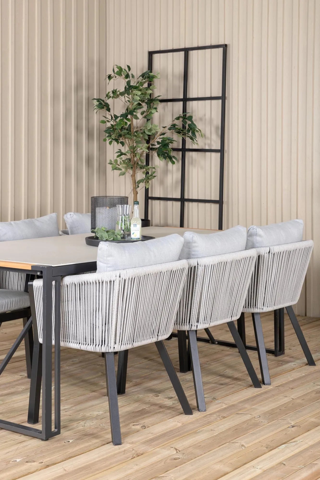 Elegantes Texas Tischset 200cm für 6 von Venture Home genießen.