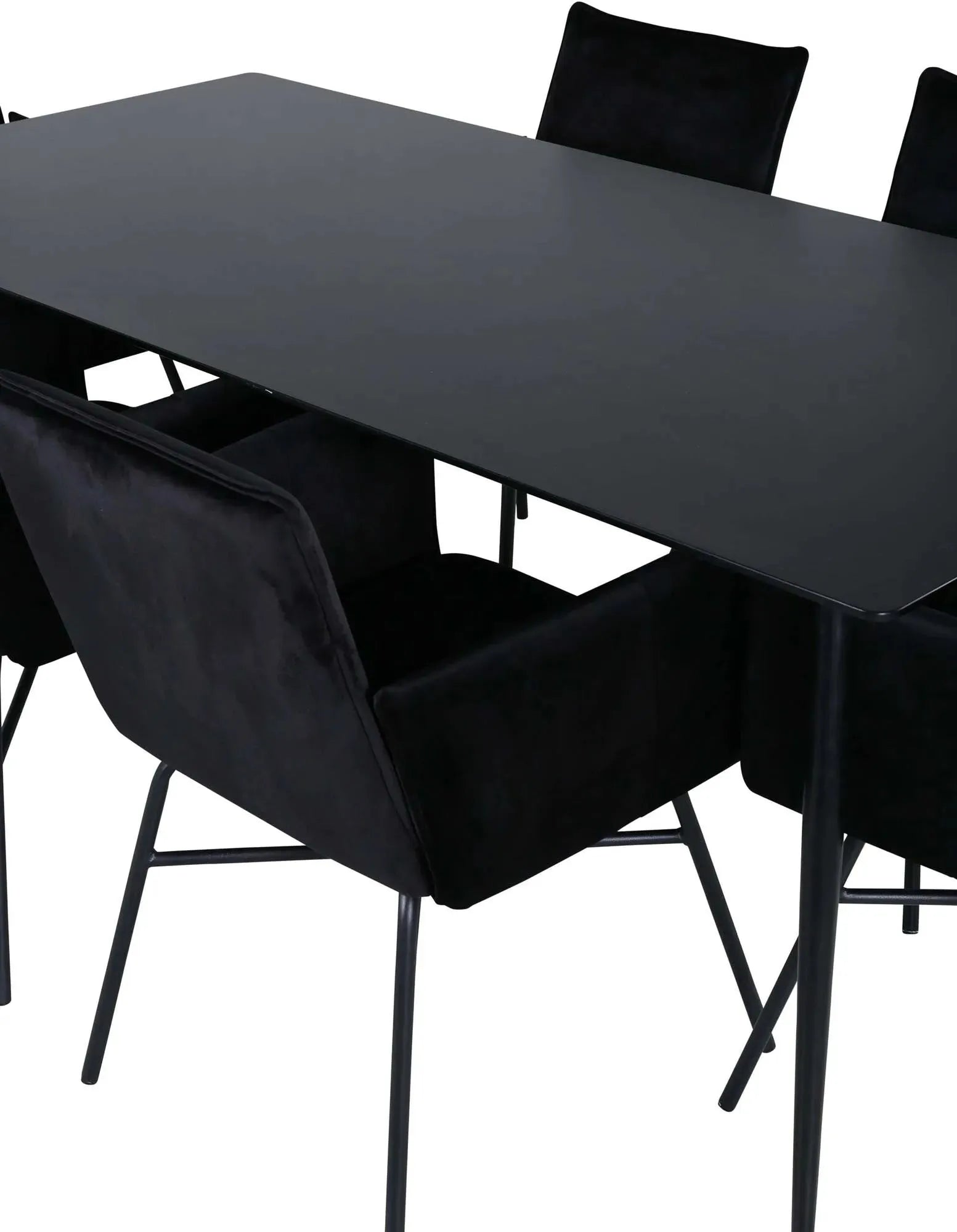Modernes Silar Esszimmerset mit Petra Tisch, 180cm, 6 Stühle.
