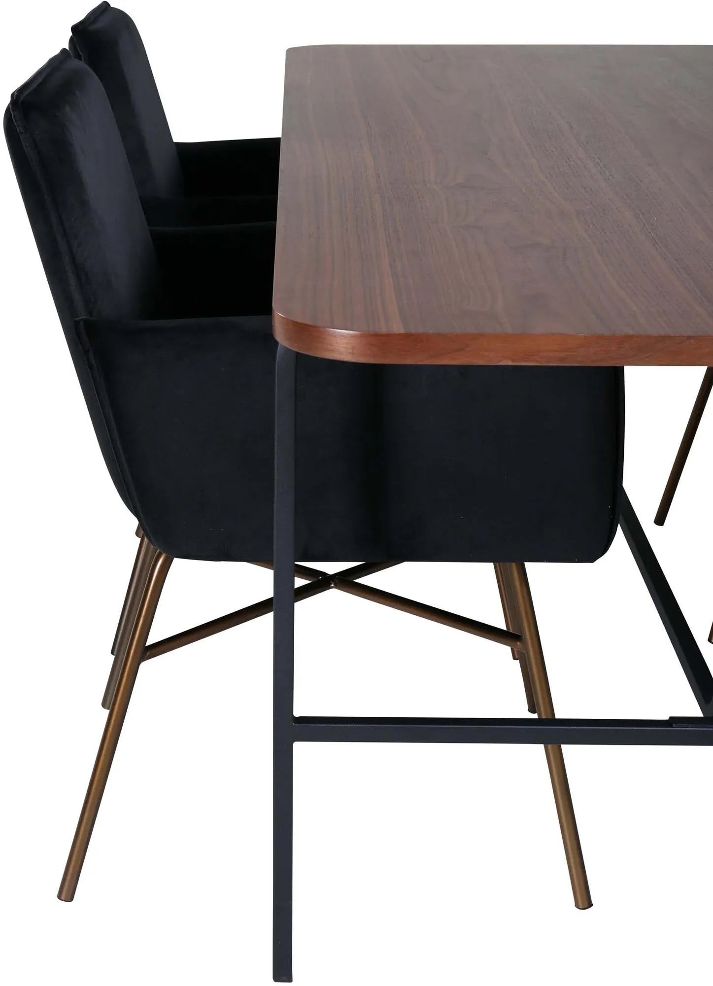 Venture Home Uno Esszimmerset: Petra Tisch 200cm, 4 Stühle, modern.