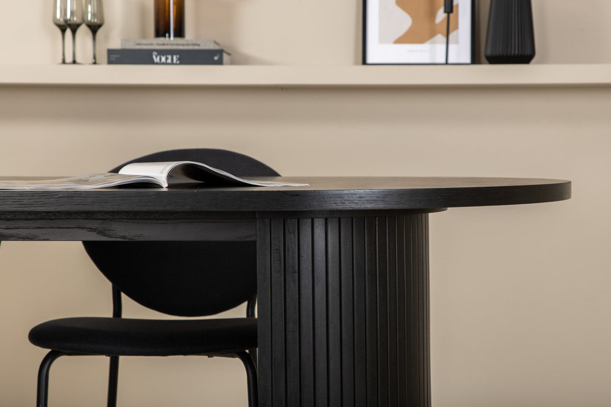 Bianca Esszimmerset + Vault 200cm/4St. in Schwarz präsentiert im Onlineshop von KAQTU Design AG. Esszimmerset ist von Venture Home